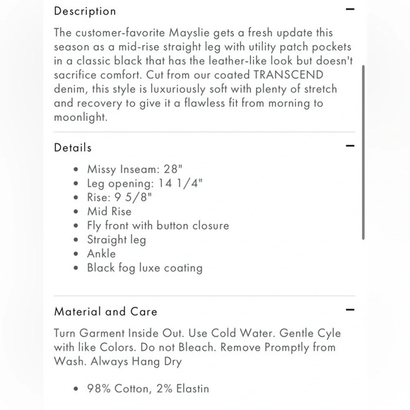 PAIGE Mayslie Straight Ankle - Picture 10 of 10